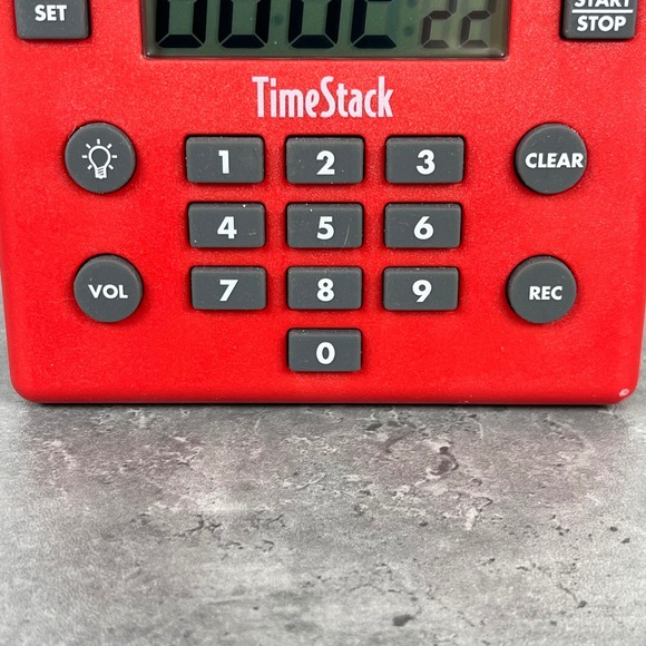 ThermoWorks TimeStack Multi-Timer Red Kitchen Cooking Timer With Keypad, Tested - Picture 5 of 16